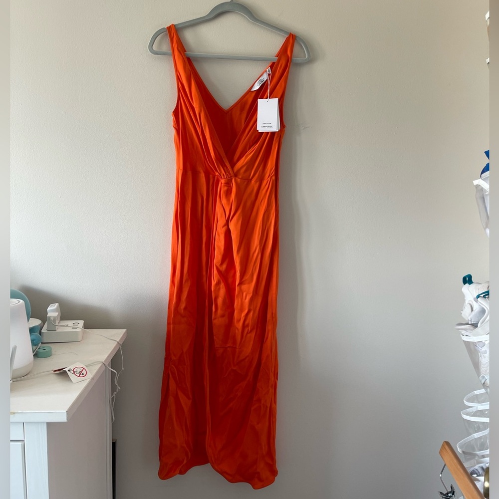 &Other Stories Orange Dress